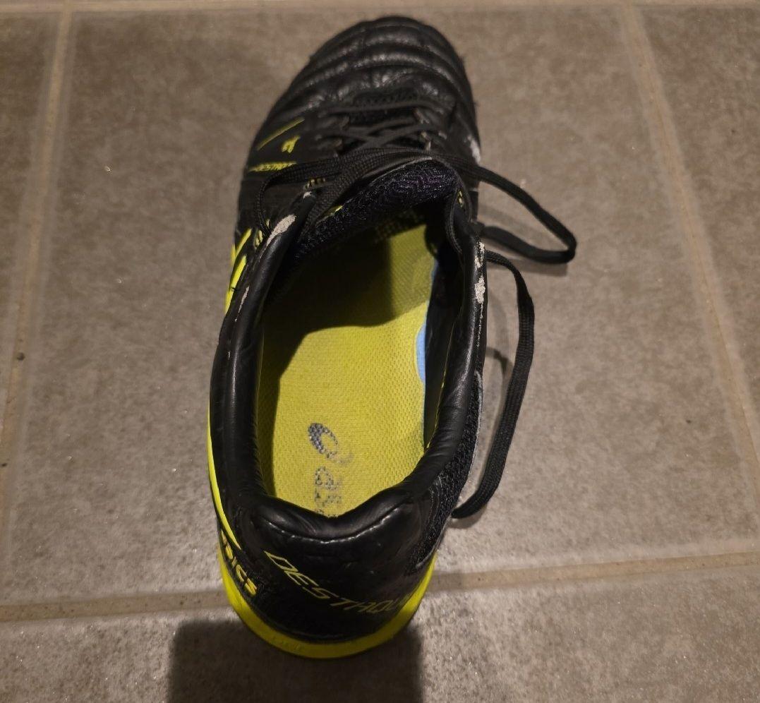 asics DESTROQUE フットサルシューズ ブラック/イエロー