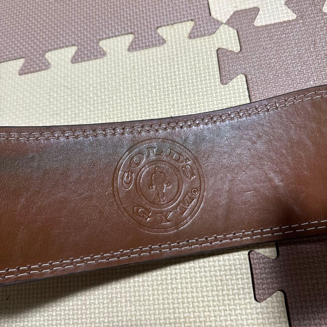 ゴールドジム 革ベルト