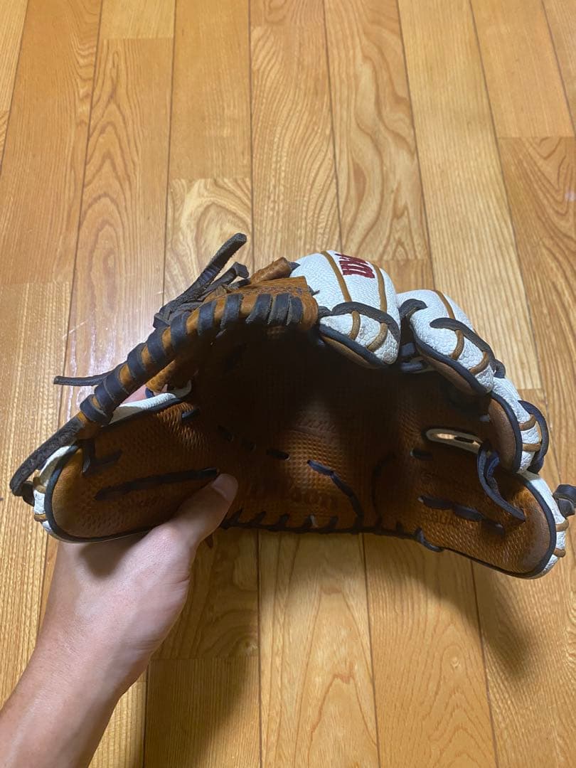 wilson ウィルソン　内野手用 デュアル 86型 小指２本入れ型