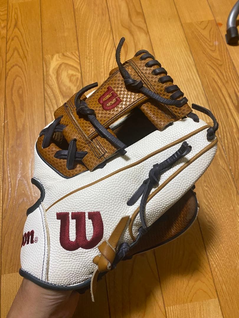 wilson ウィルソン　内野手用 デュアル 86型 小指２本入れ型