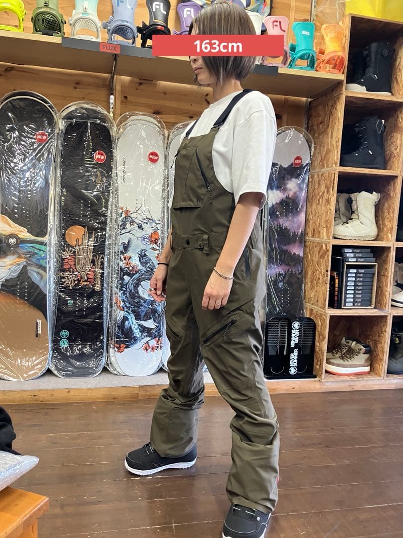 【USED】 VOLCOM ポルコム スノーボードウェア　ビブパンツ