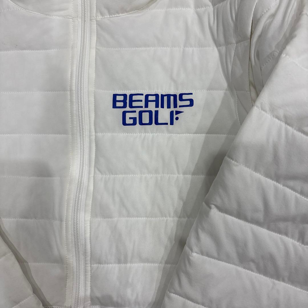 BEAMS GOLF フード付きジャケット ホワイト