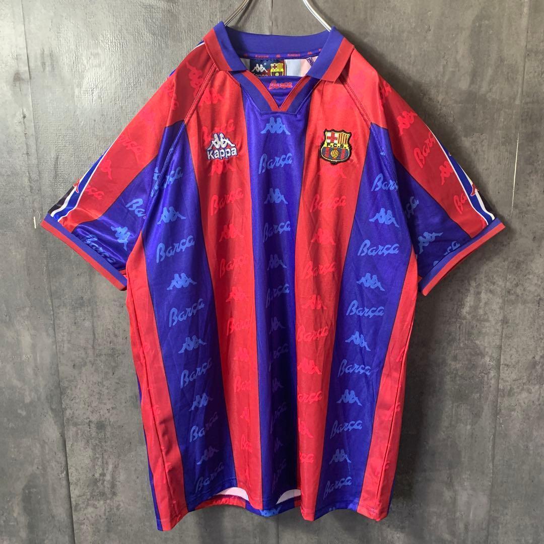 【★ロナウド】 カッパ バルセロナ 90s ユニフォーム 9番 2XL 人気商品