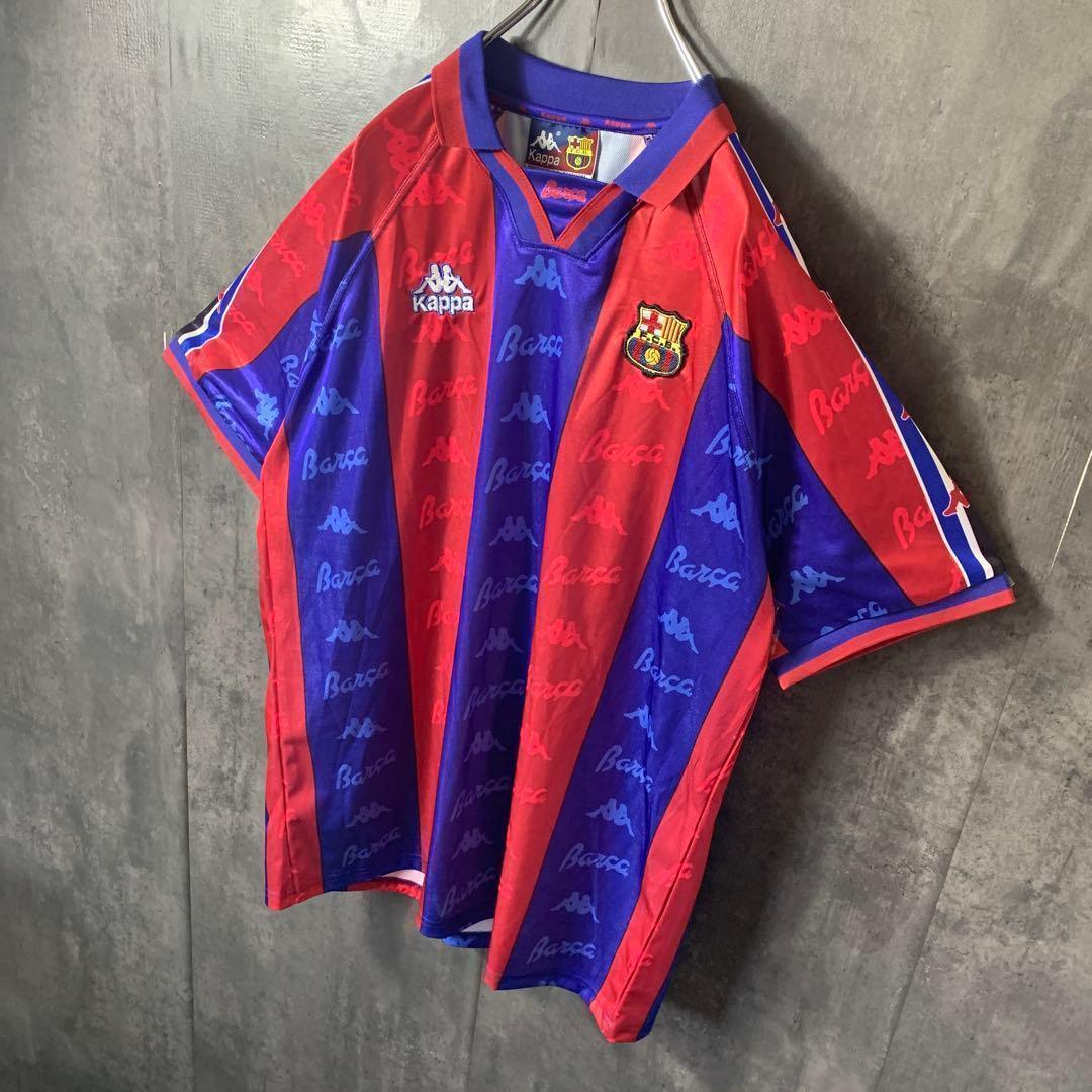 【★ロナウド】 カッパ バルセロナ 90s ユニフォーム 9番 2XL 人気商品