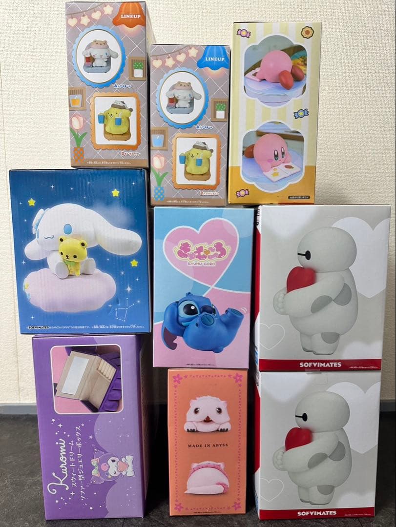 【新品9点セット】サンリオ ディズニー 星のカービィ フィギュア まとめ売り