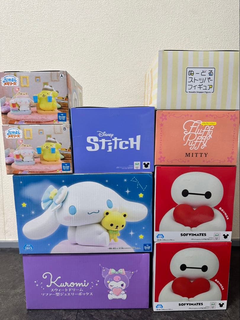 【新品9点セット】サンリオ ディズニー 星のカービィ フィギュア まとめ売り