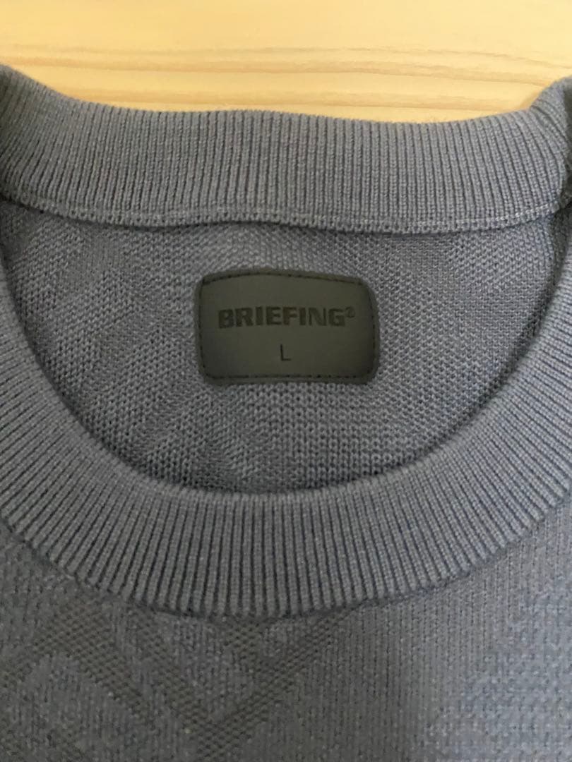 BRIEFING グレー セーター Lサイズ ニット