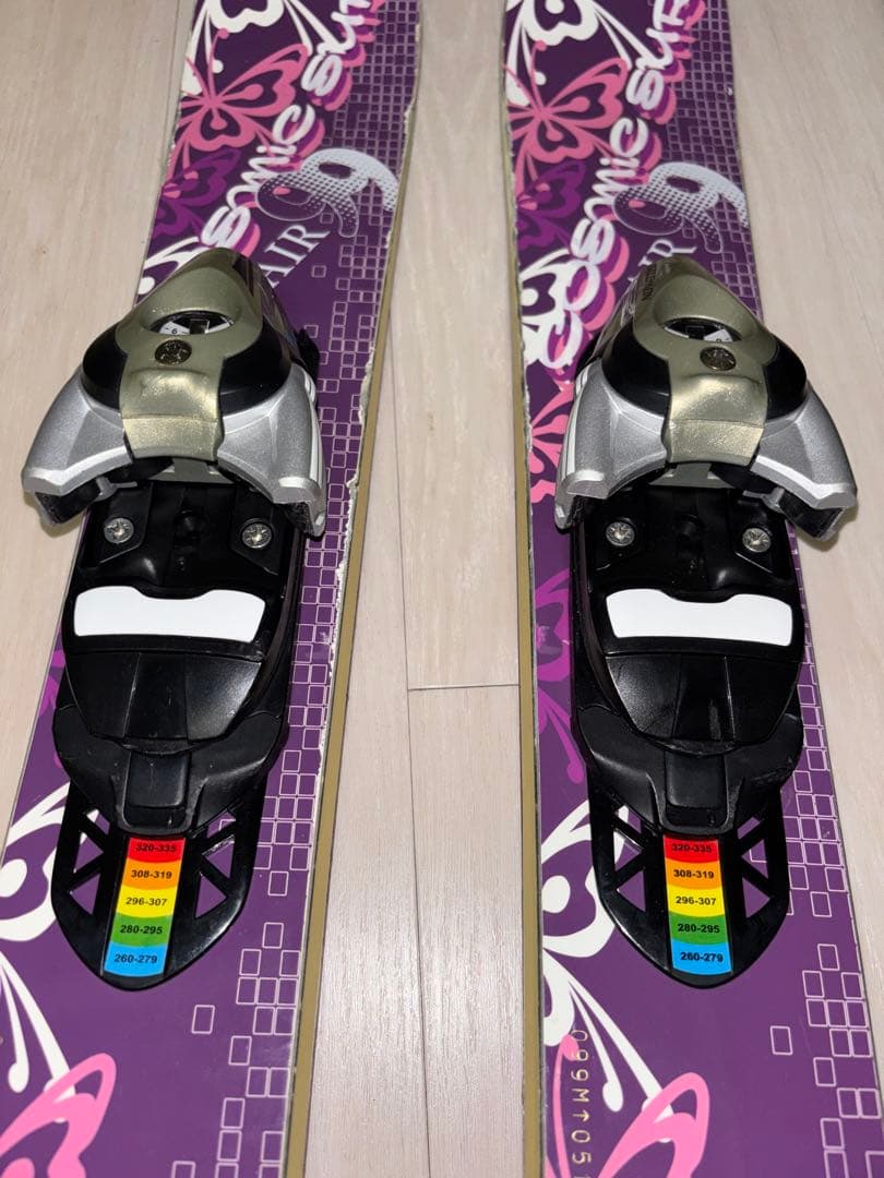 し*る様 SALOMON ショートスキー板　バインディング付き　大人用　100c