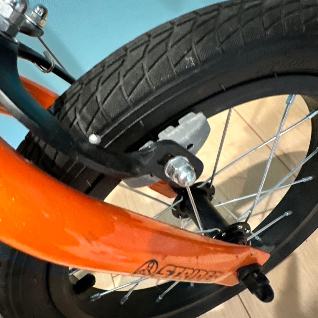 STRIDER 14x ストライダー オレンジ スタンド・ペダル付き 未使用級