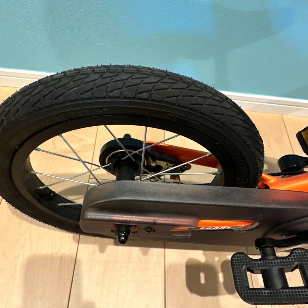 STRIDER 14x ストライダー オレンジ スタンド・ペダル付き 未使用級