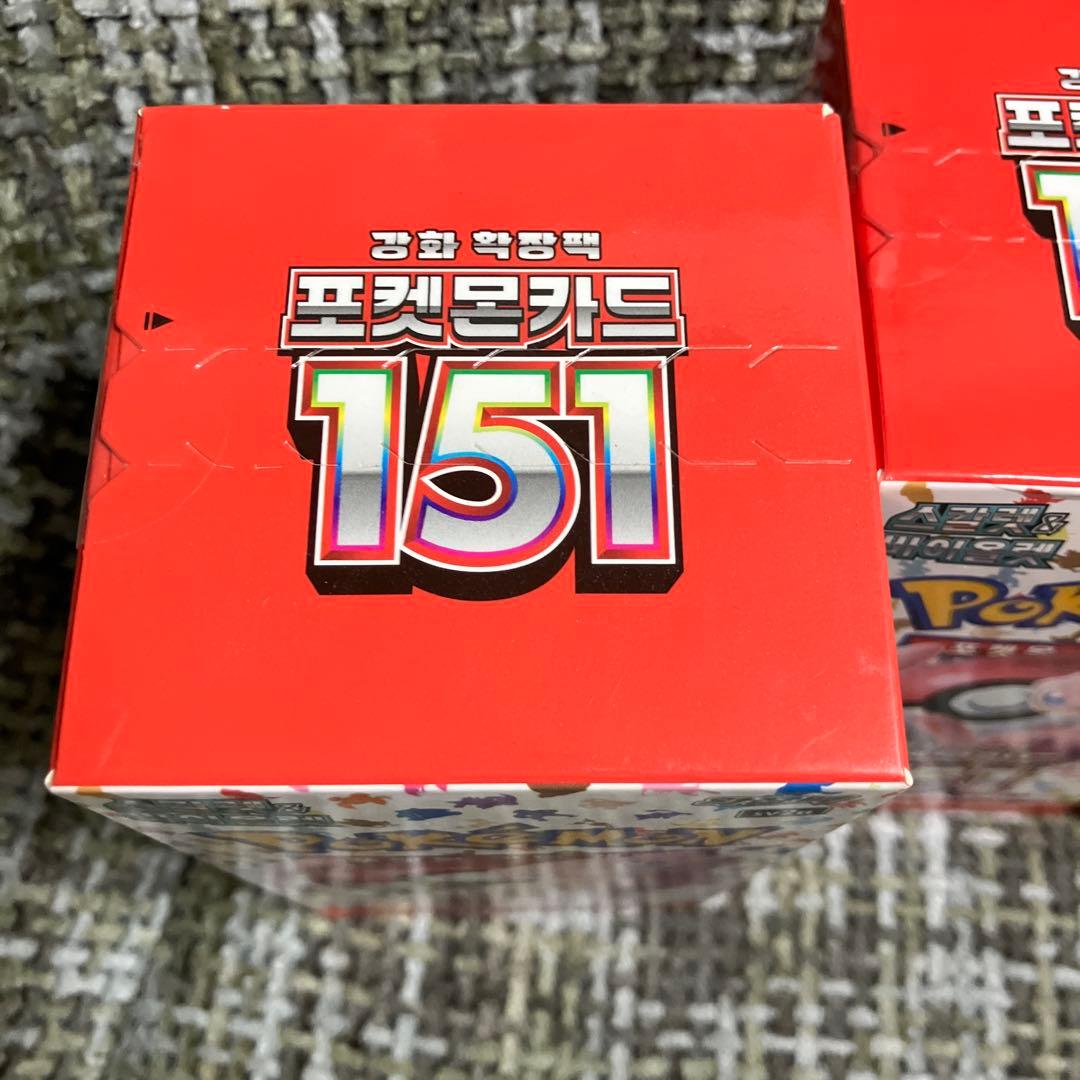 新品未開封　韓国版151box 4箱　未開封テープ付　正規品
