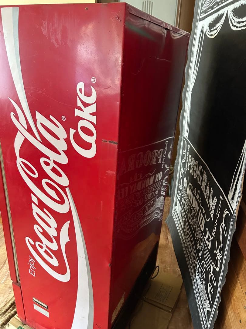 コカコーラ　冷蔵庫　シェルフ　棚　収納　インテリア　レトロ　アメリカンCola