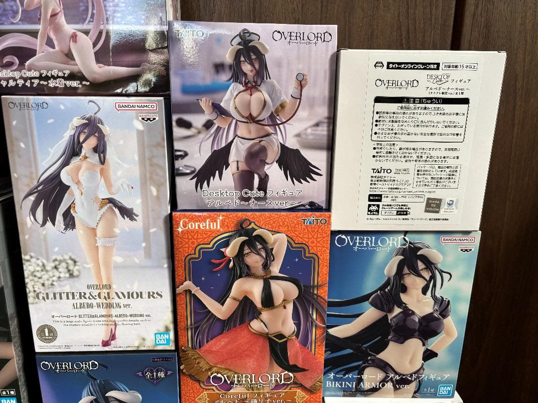 オーバーロード　アルベド・シャルティア １８個セット (タイクレ限定付き)