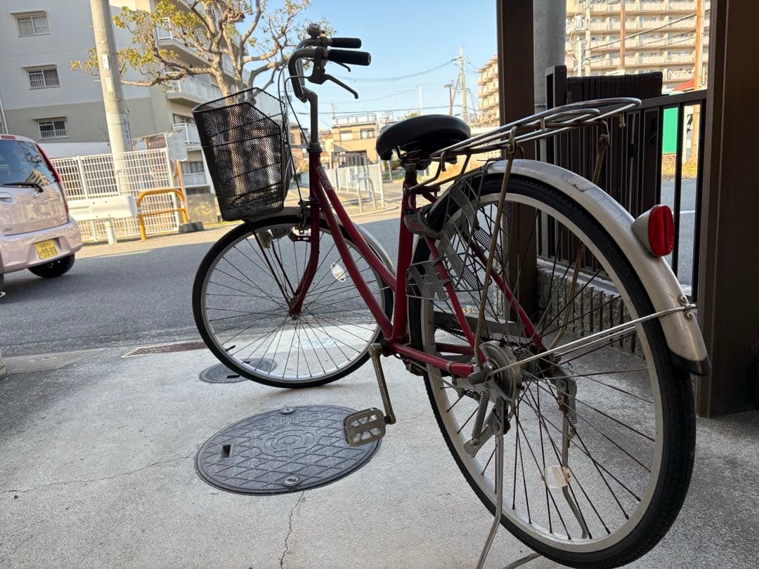 26インチ ママチャリ 自転車