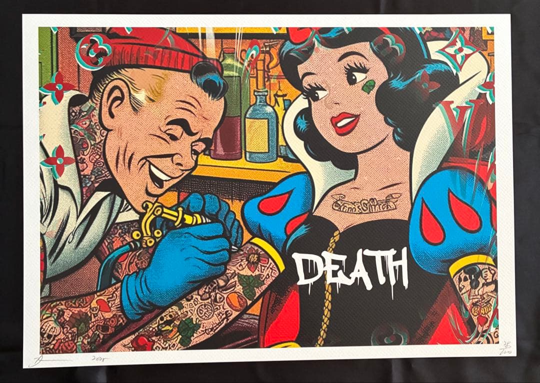 ✴︎世界限定100枚✴︎ DEATH NYC 現代アート ポスター GR03