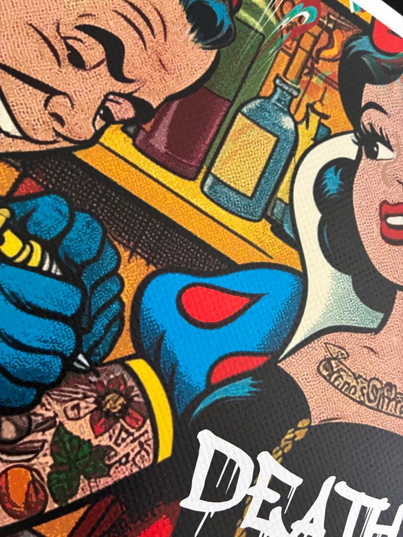 ✴︎世界限定100枚✴︎ DEATH NYC 現代アート ポスター GR03