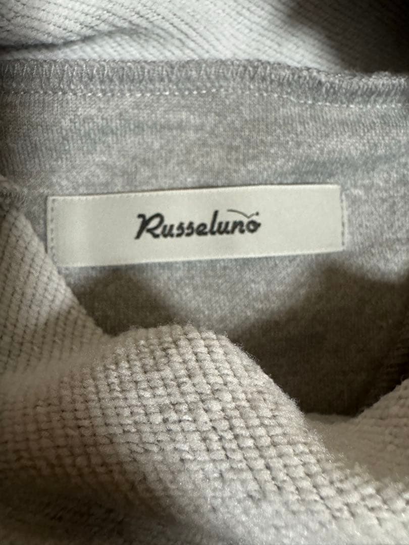 春のSALE！RUSSELUNO(ラッセルノ) パーカー　ゴルフウェア　グレーＬ