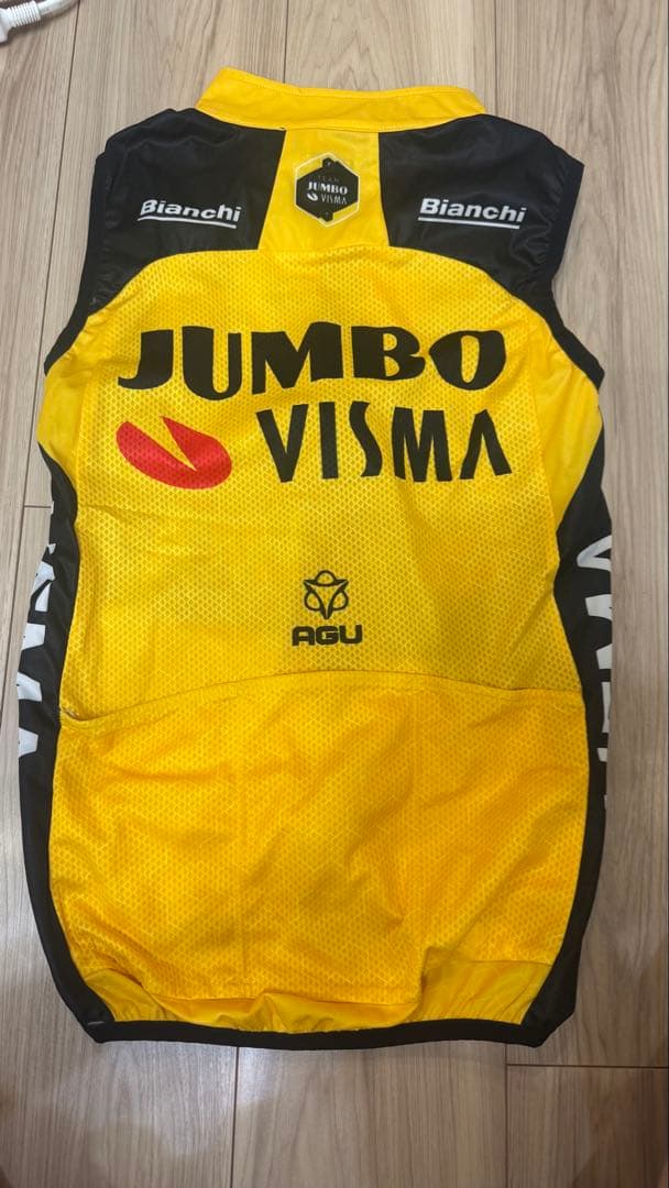 JUMBO VISMA (ユンボヴィスマ) 防風ベスト　XSサイズ