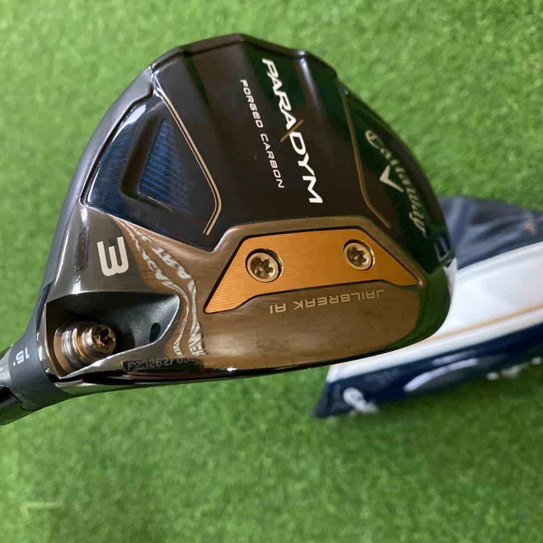 キャロウェイCallaway PARADYM 3ウッド　ヘッドのみ　カバー付き