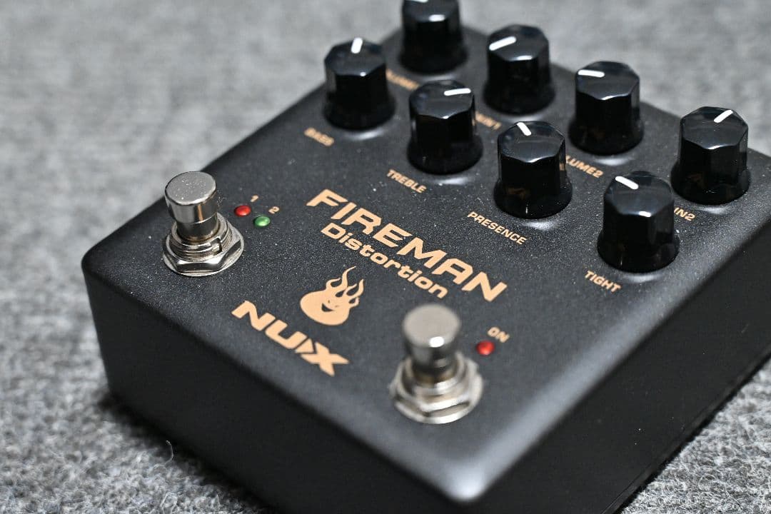 nux Fireman オーバードライブ ディストーション エフェクター
