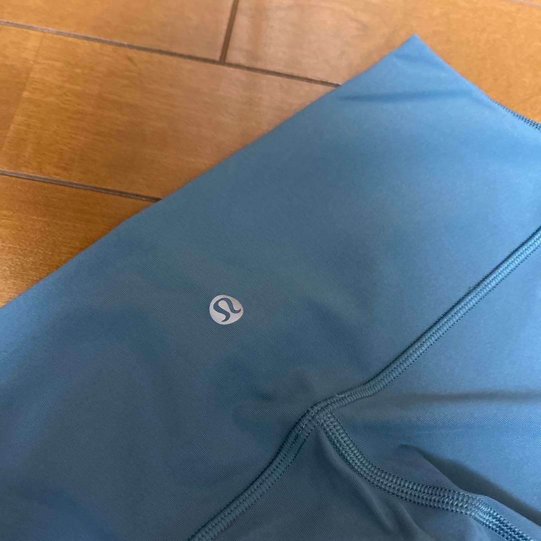 Lululemon 水色 ハイウエスト レギンス