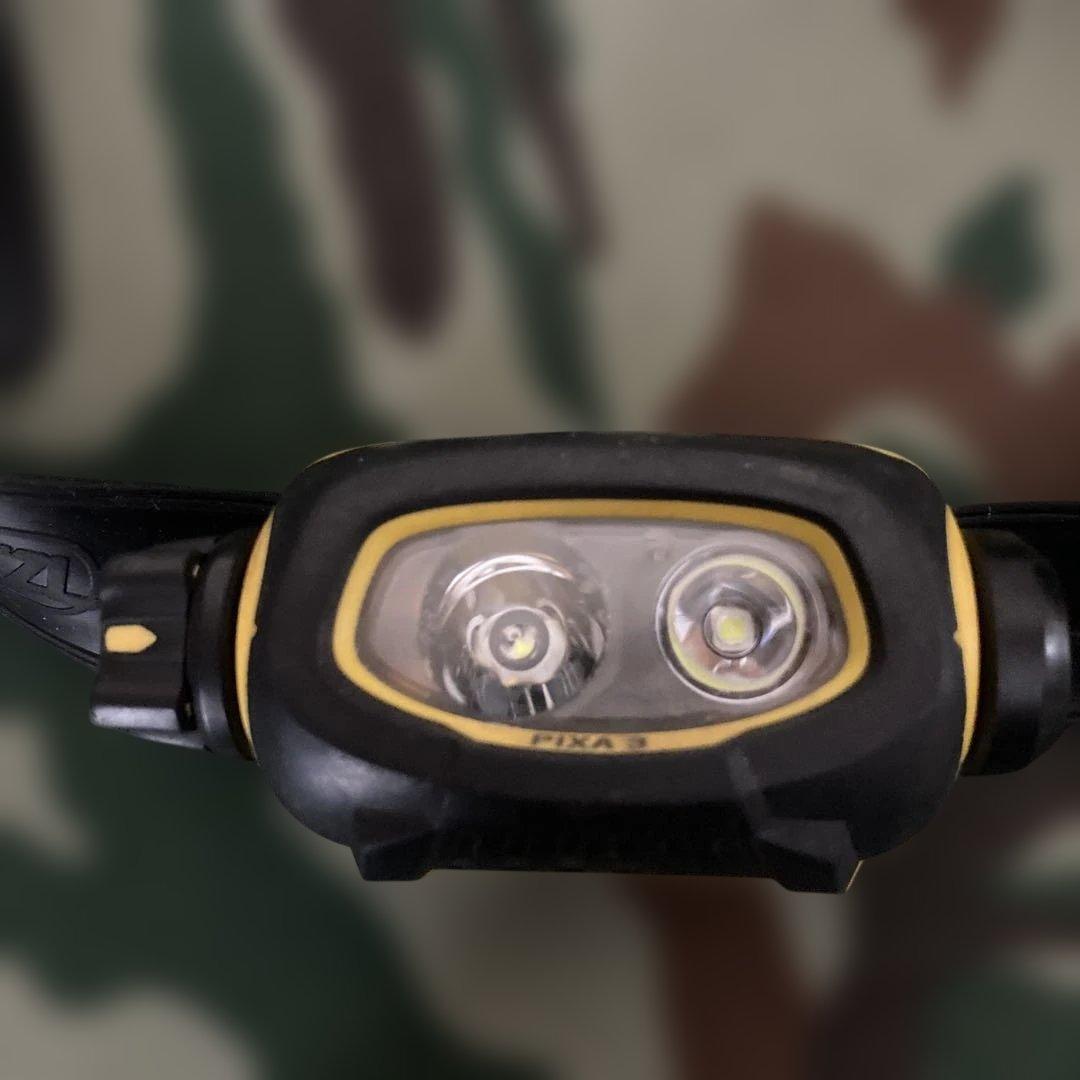 PETZL PIXA 3 ヘッドランプ　ラバーバンド