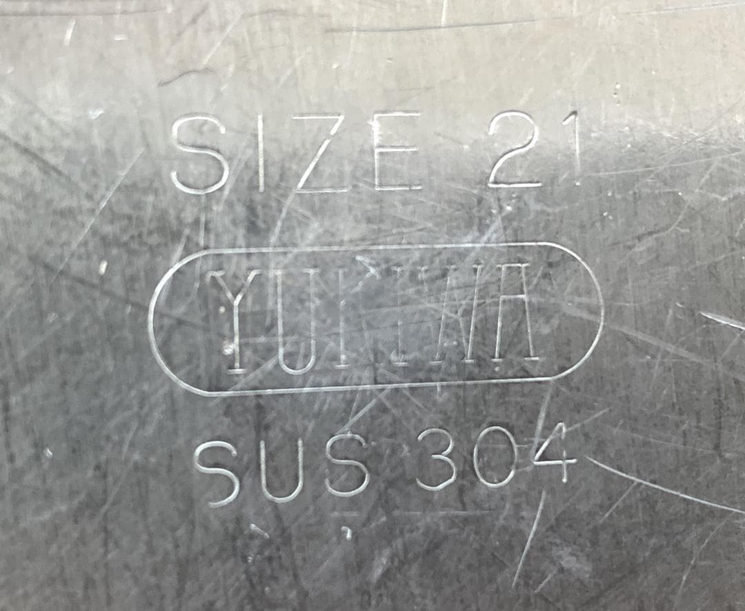 ユキワ ステンレス 角深型キッチンポット 21×1個・15×2個 計3個 蓋付