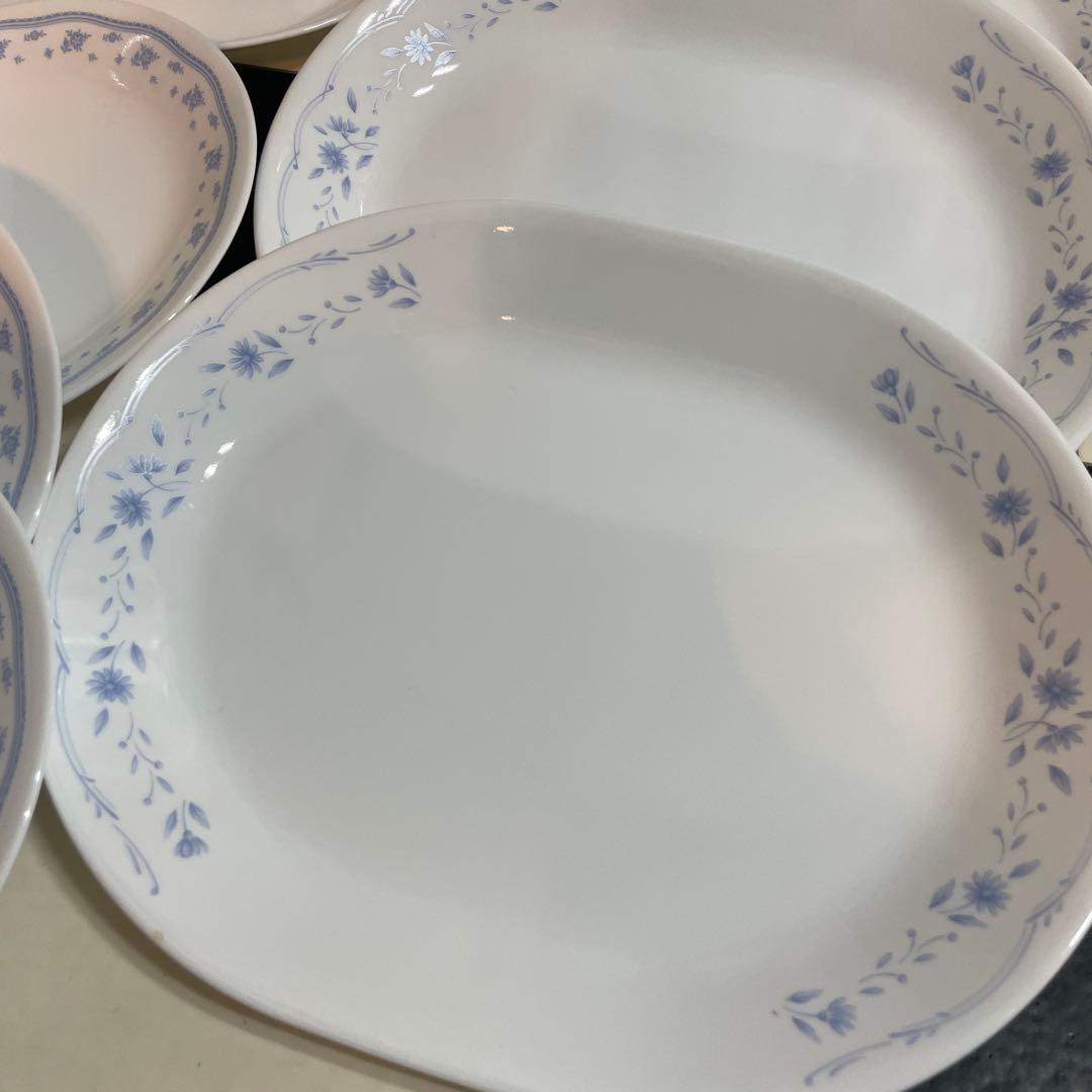 レトロ⭐︎コレール　プレート　大皿・中皿　花柄　USA 　corelle セット