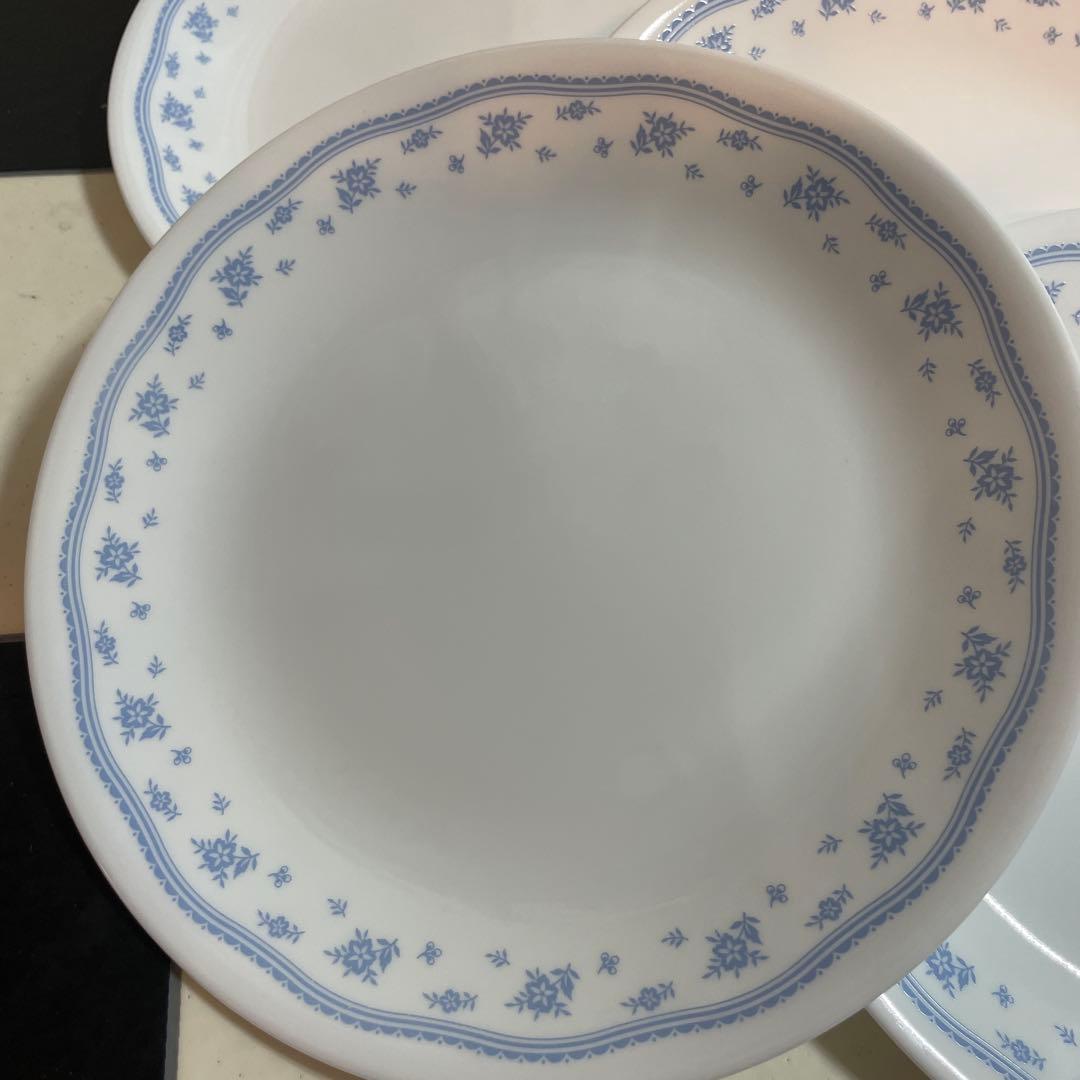 レトロ⭐︎コレール　プレート　大皿・中皿　花柄　USA 　corelle セット