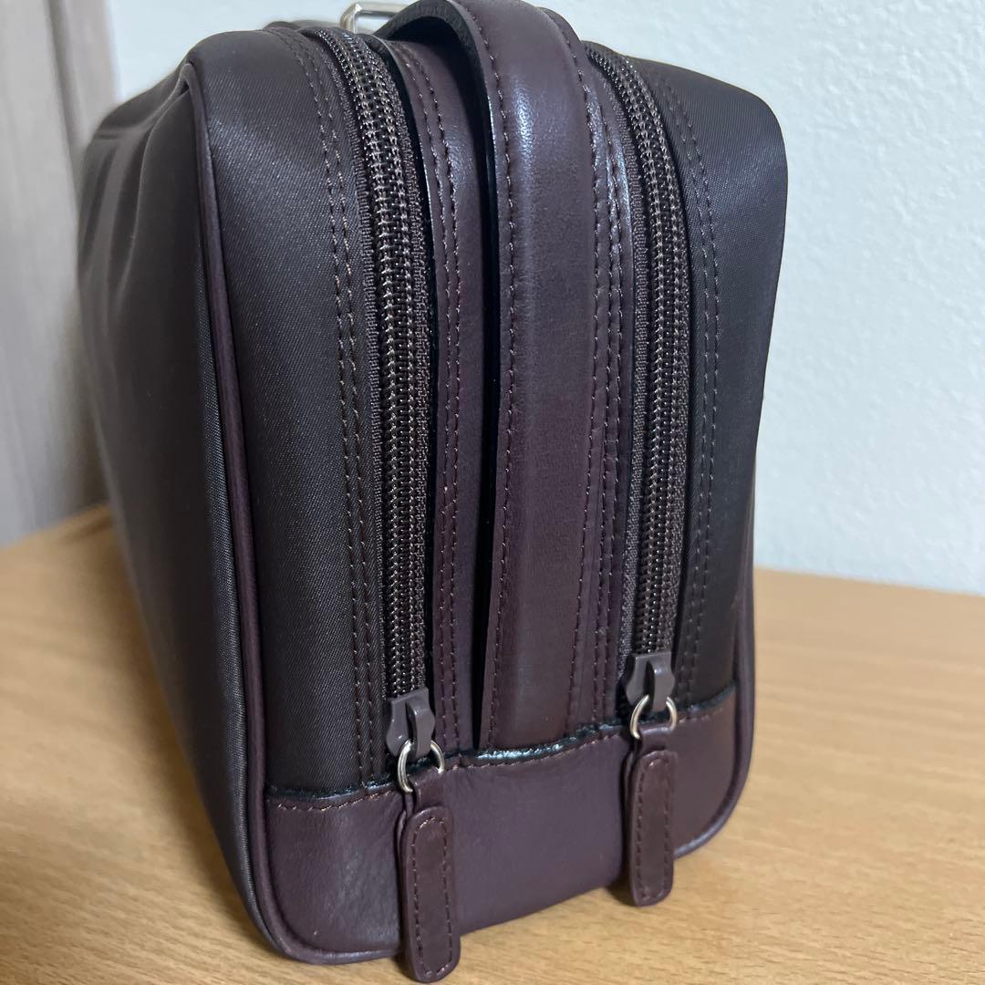 Munsingwear（マンシングウェア）　カートバッグ ポーチ ゴルフ 牛革
