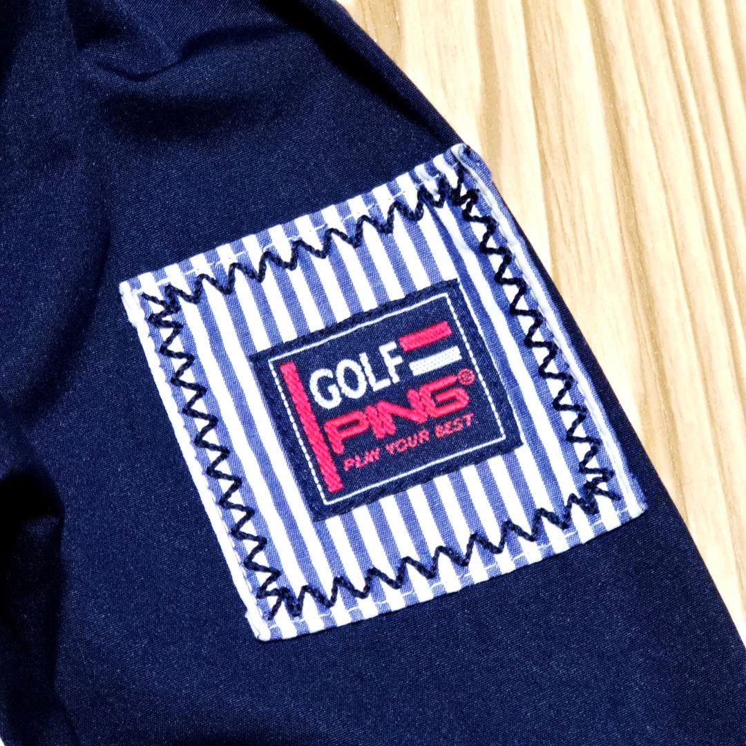 レトロ　オールド　PING GOLF ナイロンジャケット　スイングトップ　M