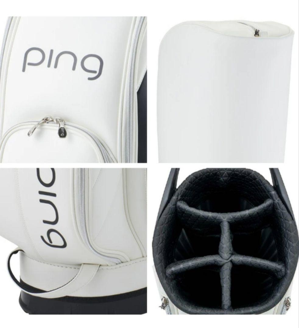 PING レディース キャディバッグ ホワイト