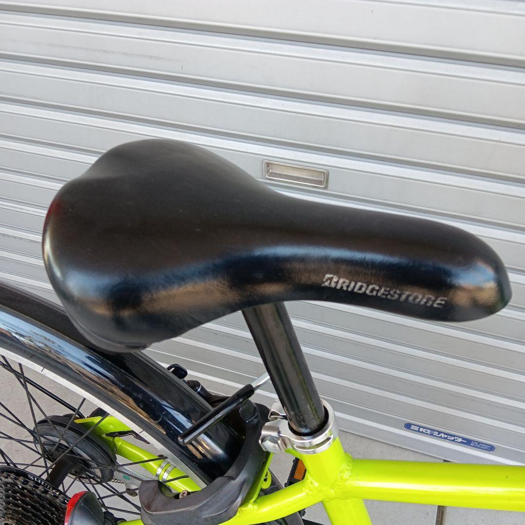 整備済みジュニア向け自転車２４インチ　ヘルメット付　ブリジストン・シュライン