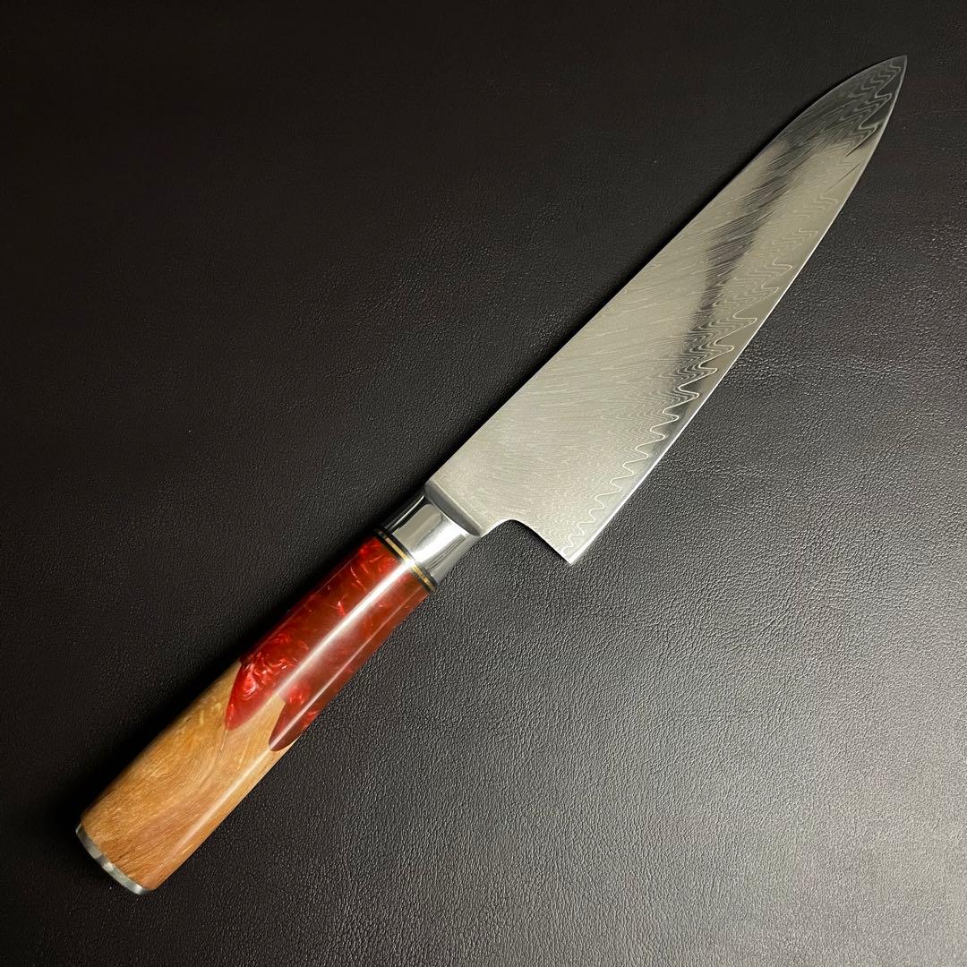 牛刀 VG10 67層ダマスカス 190mm ステンレス 料理包丁
