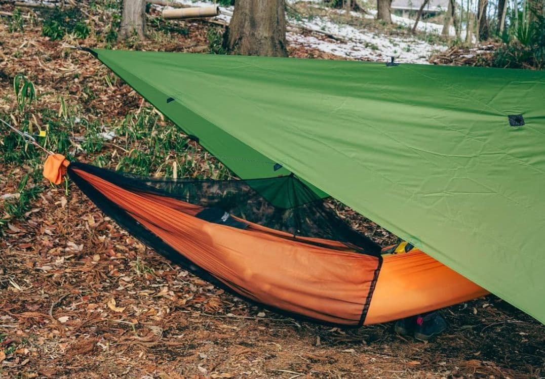 ジンダイジマウンテンワークス PB Tarp 5×8 Green Tea