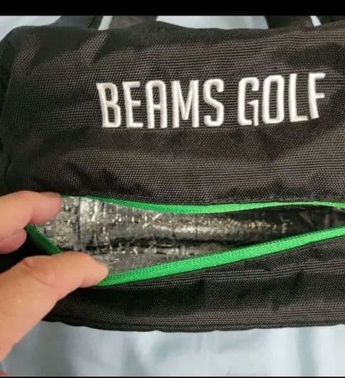 未使用品、BEAMS GOLF カートバック、カラー、黒/緑