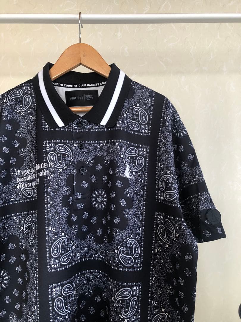 FR2GOLF ペイズリー ポロシャツ　サイズM 店舗限定