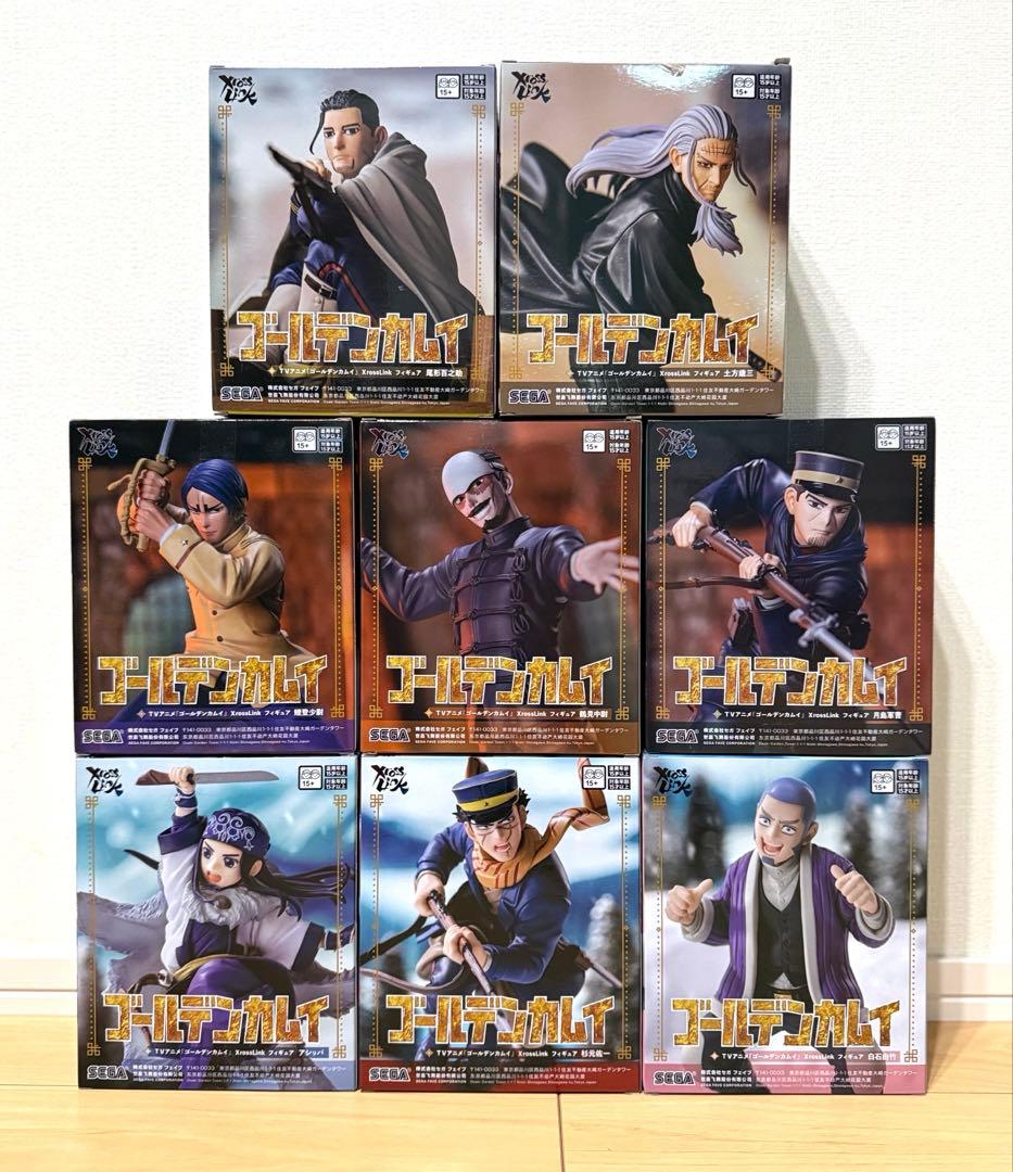 TVアニメ『ゴールデンカムイ』XrossLink フィギュアセット8点まとめ売り