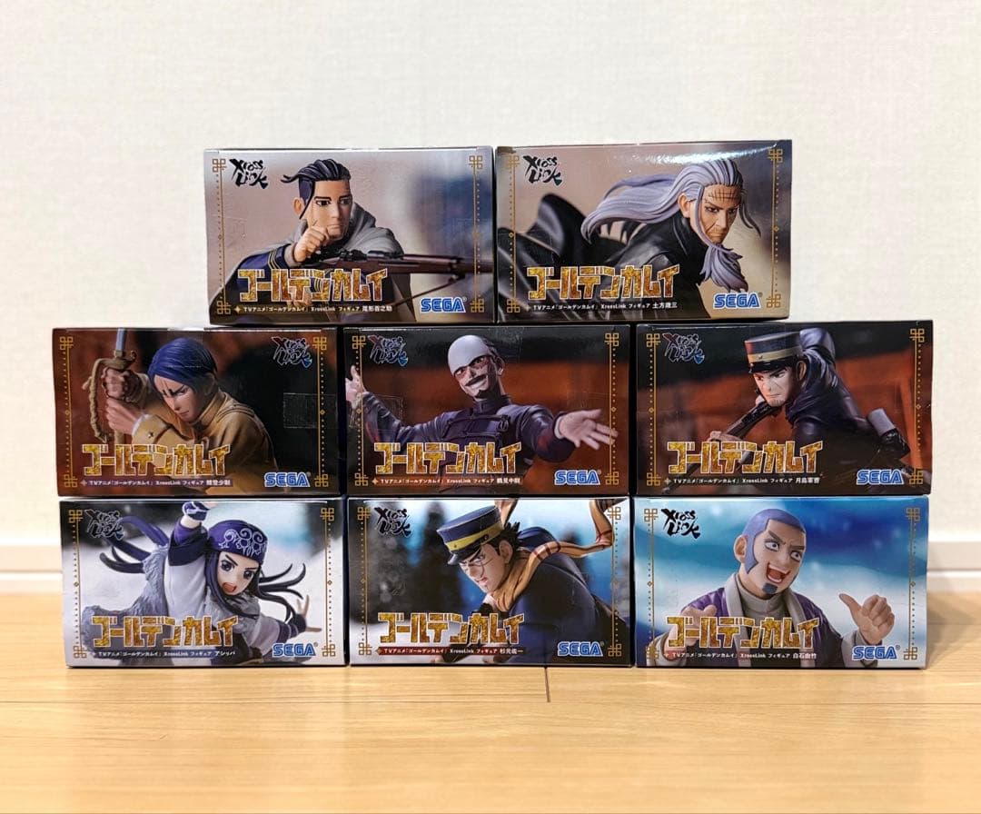 TVアニメ『ゴールデンカムイ』XrossLink フィギュアセット8点まとめ売り