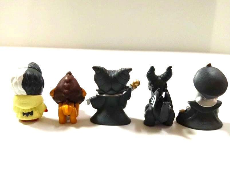 ディズニー ヴィランズ ミニ フィギュア セット クルエラ マレフィセント 他