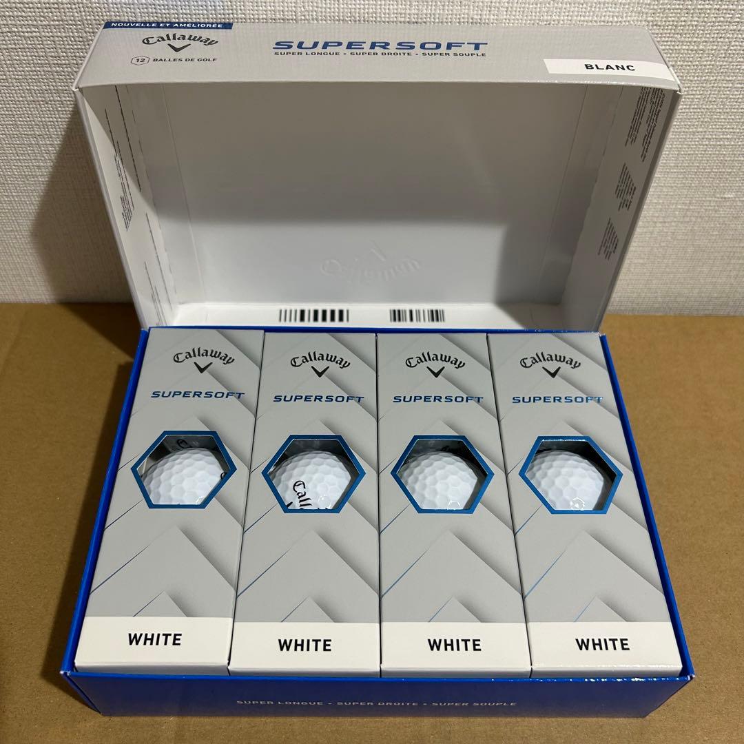 キャロウェイゴルフボール SUPERSOFT 25 1ダース　12個入り　5箱