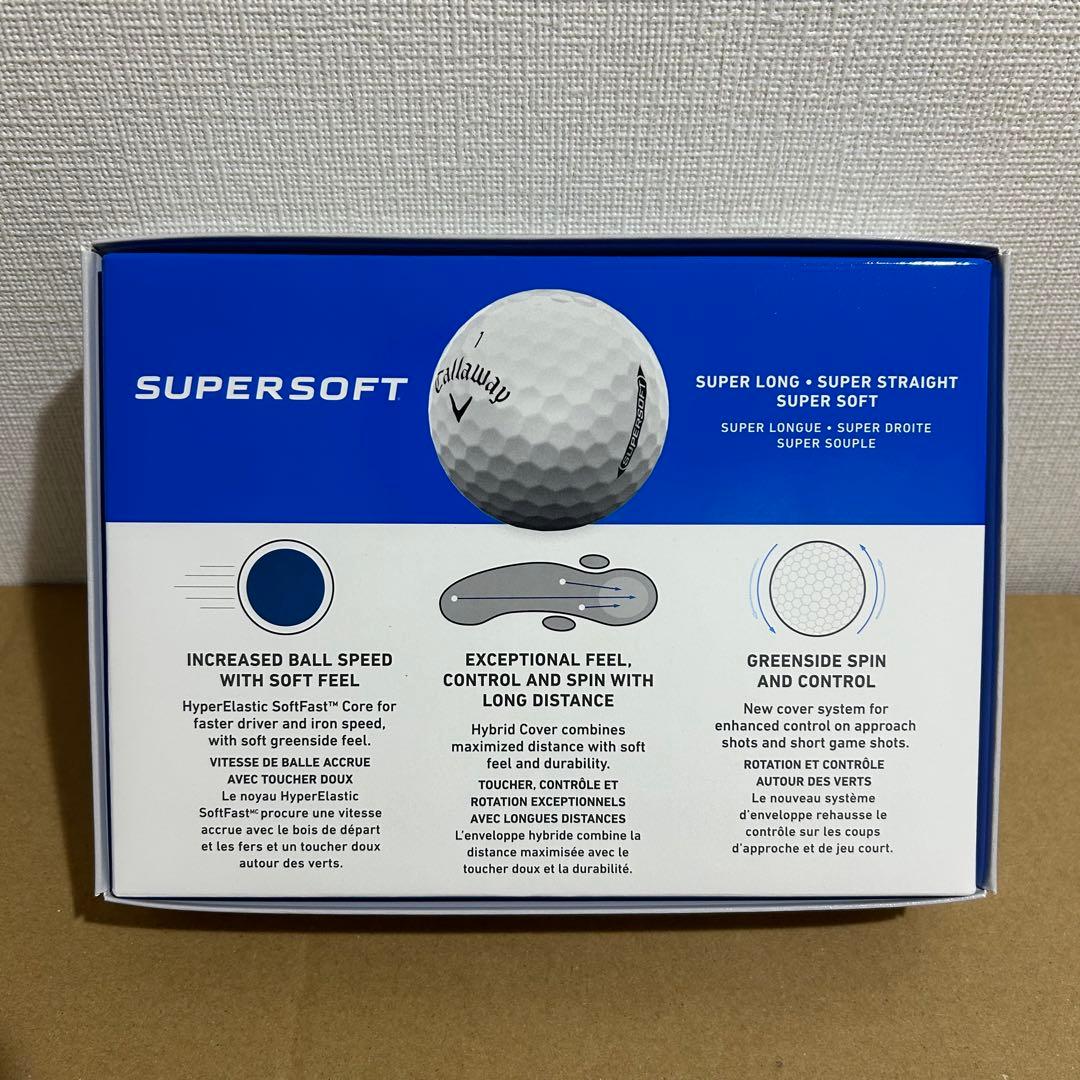 キャロウェイゴルフボール SUPERSOFT 25 1ダース　12個入り　5箱