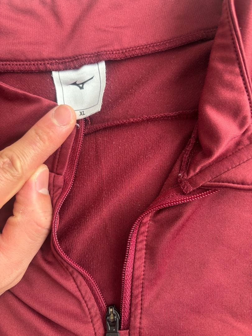 Mizuno 赤 長袖スポーツウェア XL 矢板中央