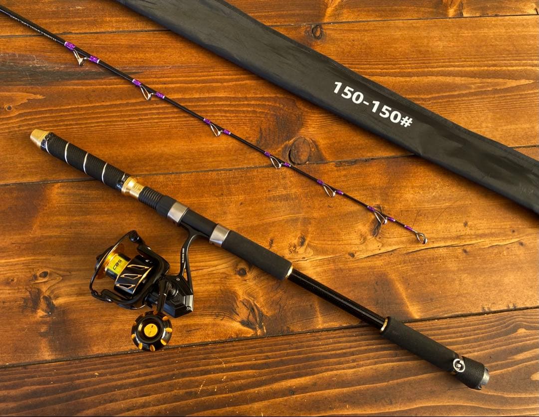 ジギングセット　S502 スロージギング　5ft 船釣り　新品　5000番リール
