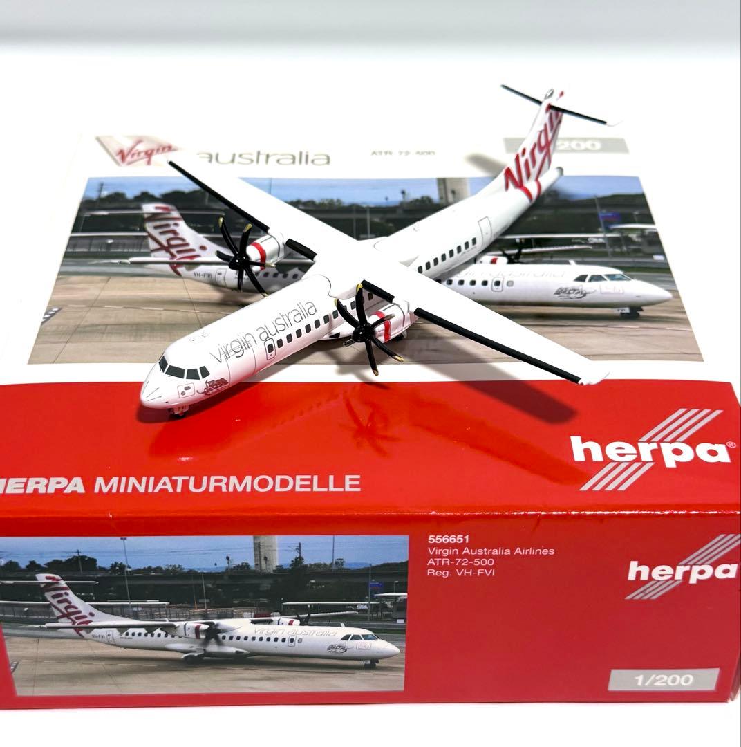 航空機・ヘリコプター herpa 1/200 ATR-72-500 Virgin Australia