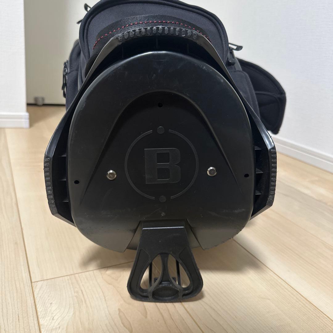 CR-10 BRIEFING ゴルフバッグ　ブラック×レッド