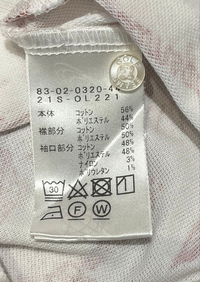 BEAMS GOLF ハンバーガークレリック ポロシャツ