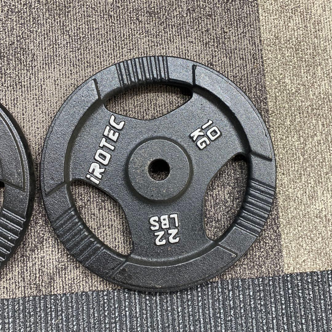 iROTEC ベンチプレート 10kg 22lbs