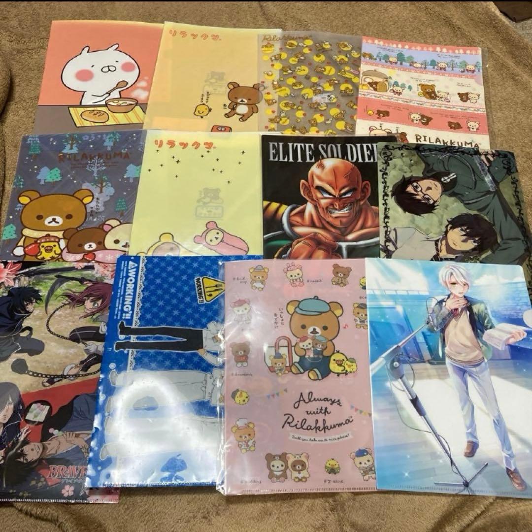 クリアファイル　アニメ　漫画　まとめ売り　大量　①