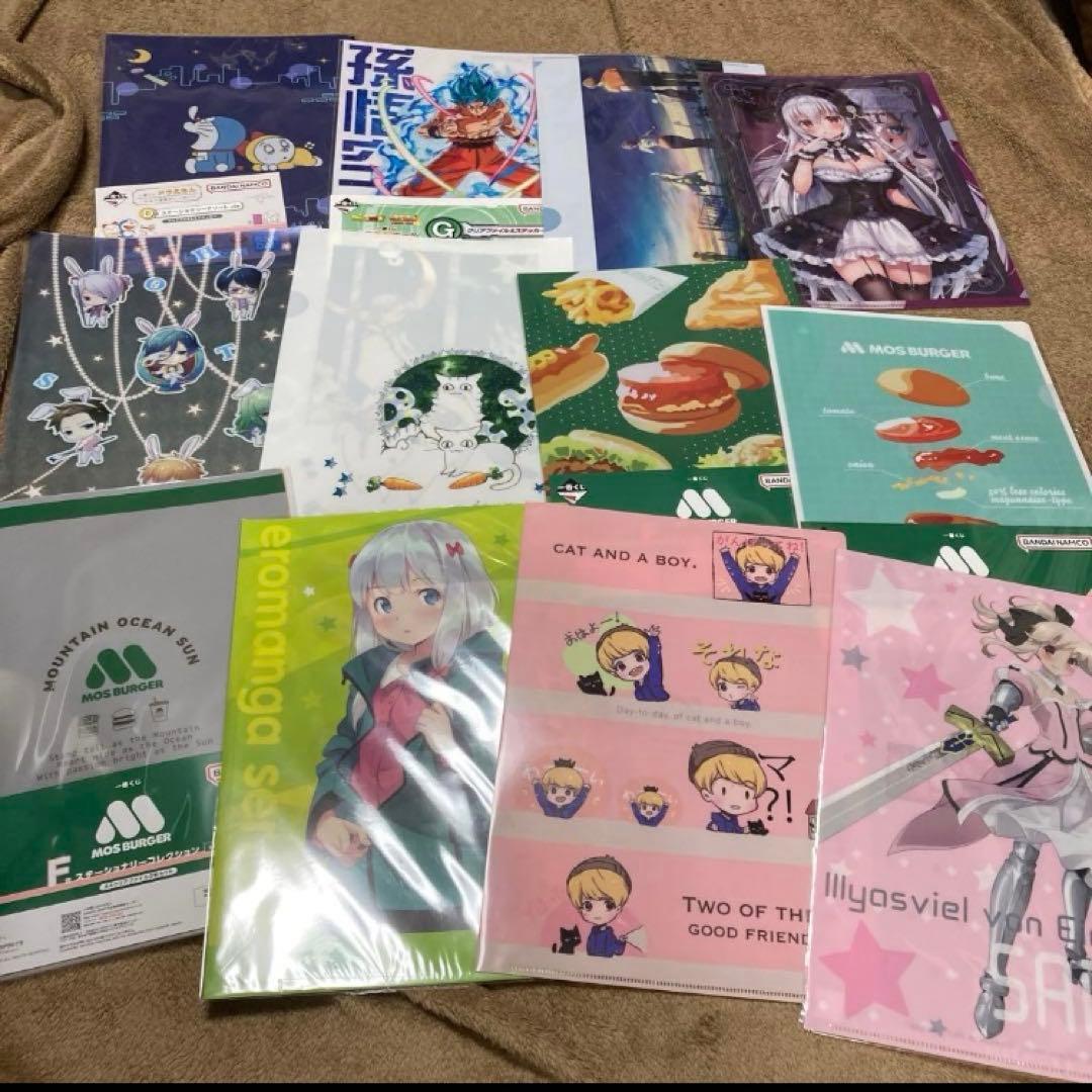 クリアファイル　アニメ　漫画　まとめ売り　大量　①